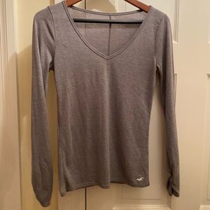 gray long sleeve